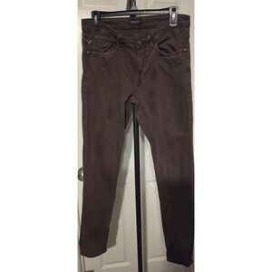 Allen Solly Jeans Men's 32 Brown Skinny Fit Stretch Denim 5 Pocket